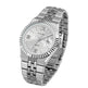 Men's Minimalist Quartz Watch – Classic Silver Dial Wristwatch
