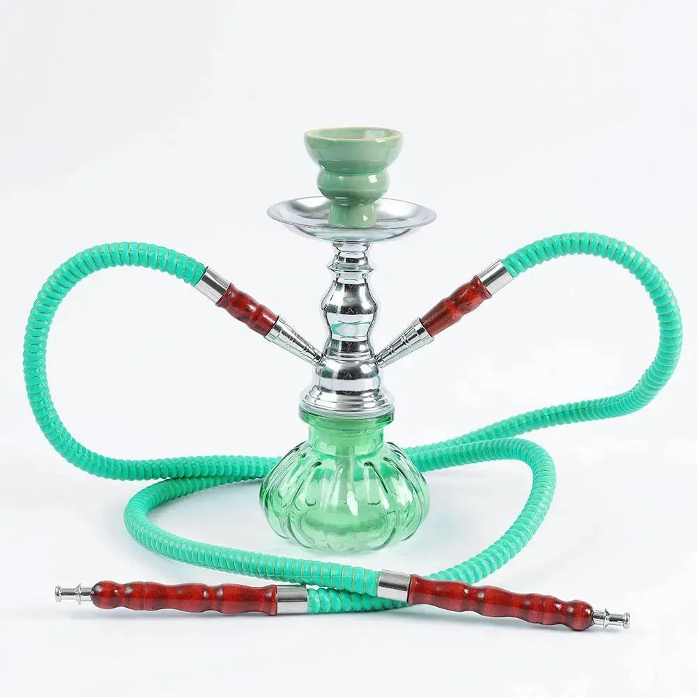 Small Size Iron Single And Double Pipe Hookah Suit - EX-STOCK CANADA