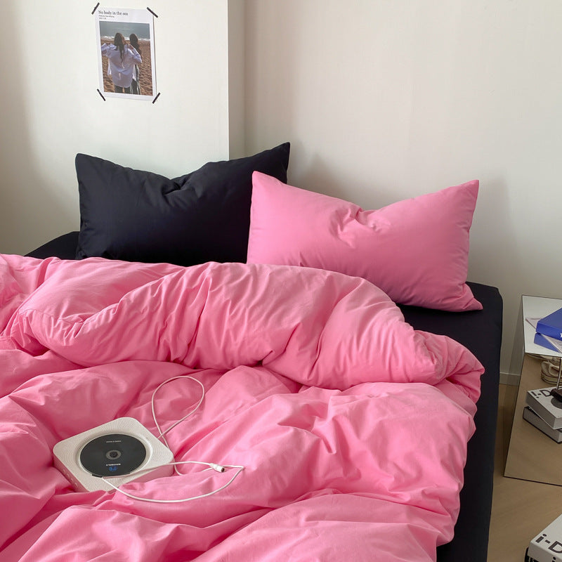 Four-piece Cotton Bed Sheet Duvet Cover Duvet Cover Bedding EX-STOCK Canada 