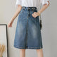 Summer Design Denim Skirt Mid-length Jeans Skirt - EX-STOCK CANADA