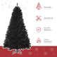 6ft Artificial Christmas Tree Unlit Douglas Fir With Realistic Branch Tips, Black Halloween Style EX-STOCK Canada 