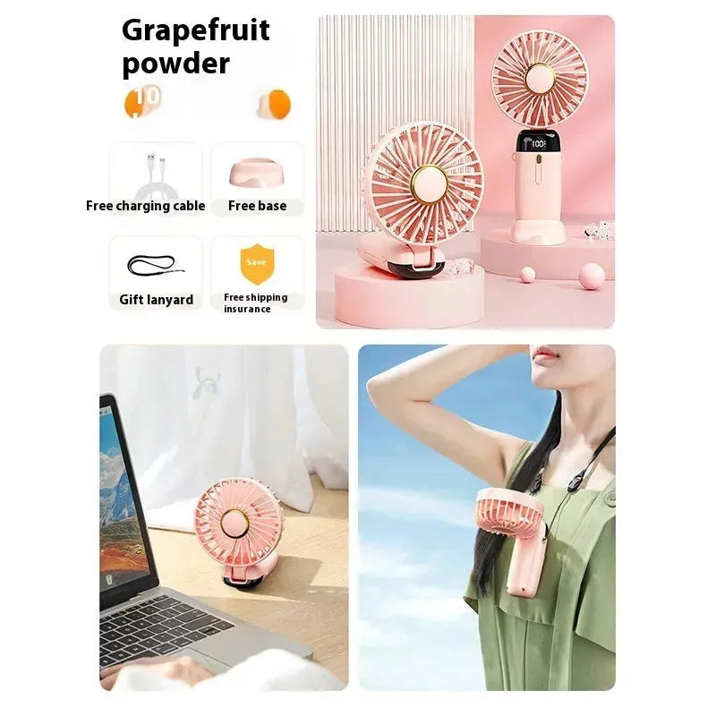 Handheld Usb Mini Portable Folding Aromatherapy Fan - EX-STOCK CANADA