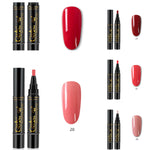 Collection of Guess nail art products with nail color swatches on a white background