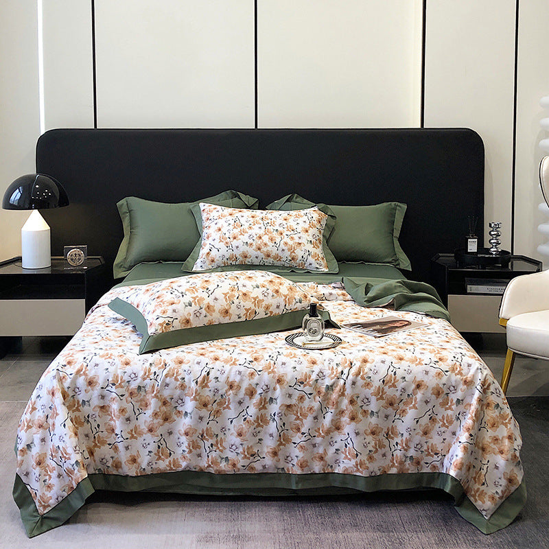 Tencel Summer Duvet Four-piece Washed Silk EX-STOCK Canada 