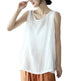 Casual Cotton And Linen Art Solid Color Loose-fitting Versatile summer blouse Top  For Women - EX-STOCK CANADA