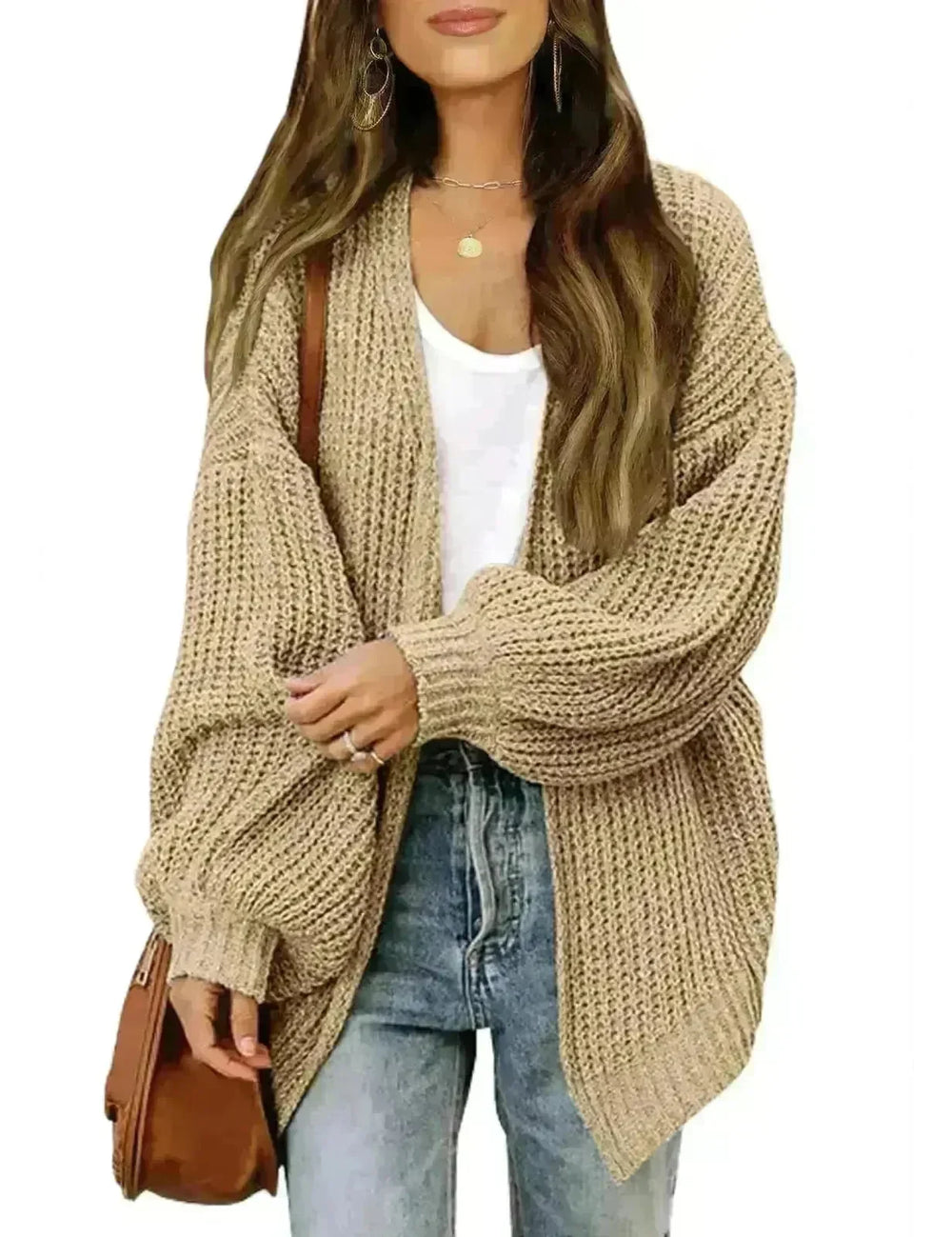 Fall fashioned jacket Knitted Cardigan sweater for women - EX-STOCK CANADA