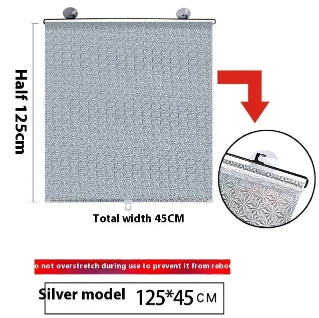 Household Window Sun Protection Punch-free Shading Balcony Shutter - EX-STOCK CANADA