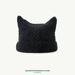 Breathable Windproof Cute Thermal Head Cover Woolen Cap beanies