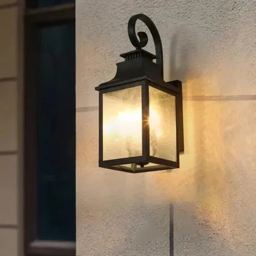 Large Outdoor Glass Wall Light Supports Many Types Of Bulbs -2 Packs - EX-STOCK CANADA