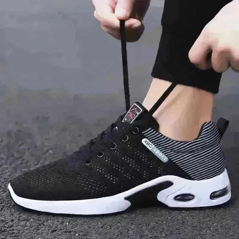 Casual Lightweight Running Shoes For Men Breathable  Lace-up Sneakers - EX-STOCK CANADA