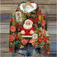 Print Christmas Holiday Casual Hoodie Sweater Pullover - EX-STOCK CANADA