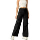 Wide Leg High Waist Casual Pants For Women - EX-STOCK CANADA