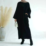 Plain Abaya Dress Eid Abaya 2025 Simple cotton abaya