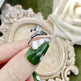 Halloween Ghost Witch Hat Broom Opening Ring EX-STOCK