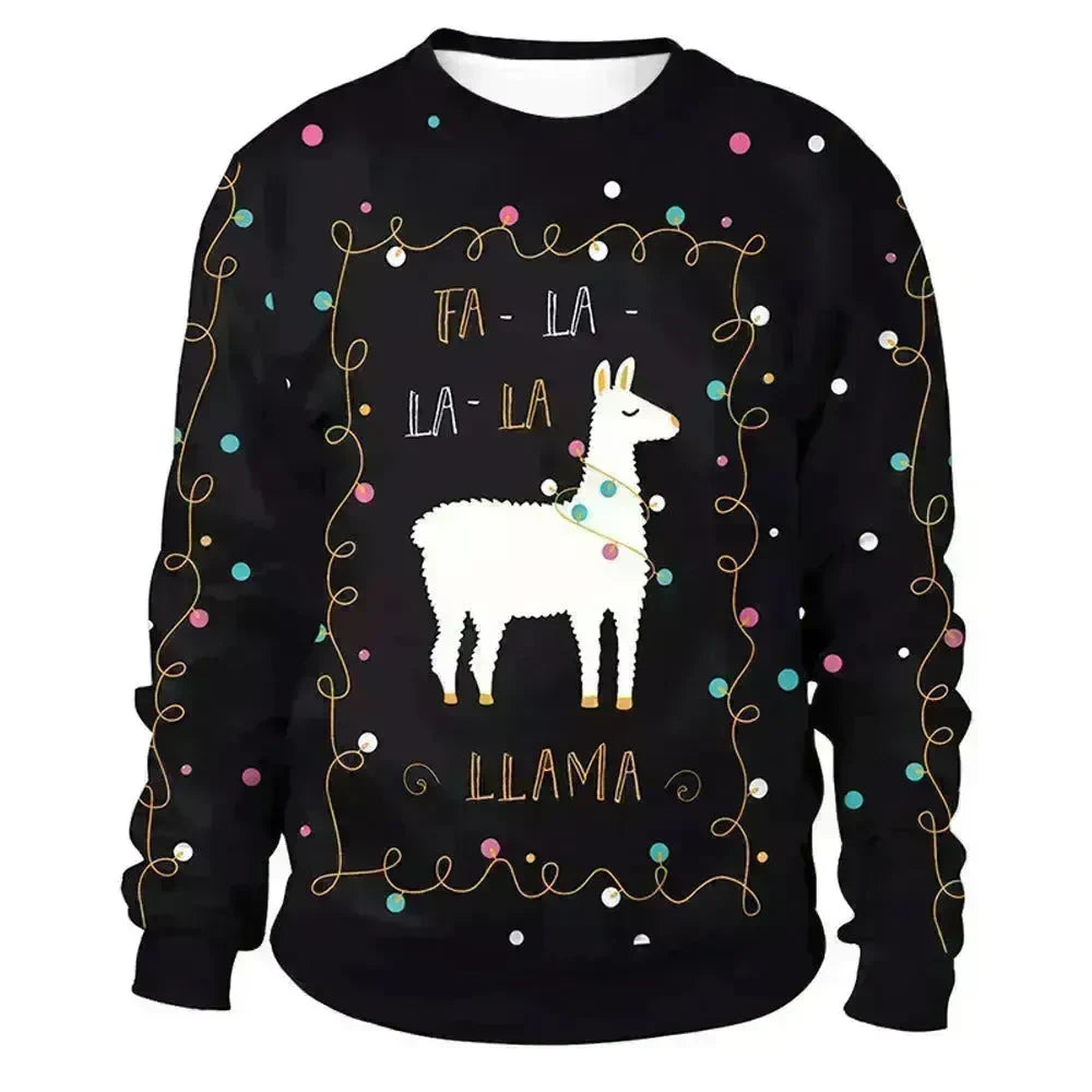 Christmas Element Men's And Women's Round Neck Sweater - EX-STOCK CANADA