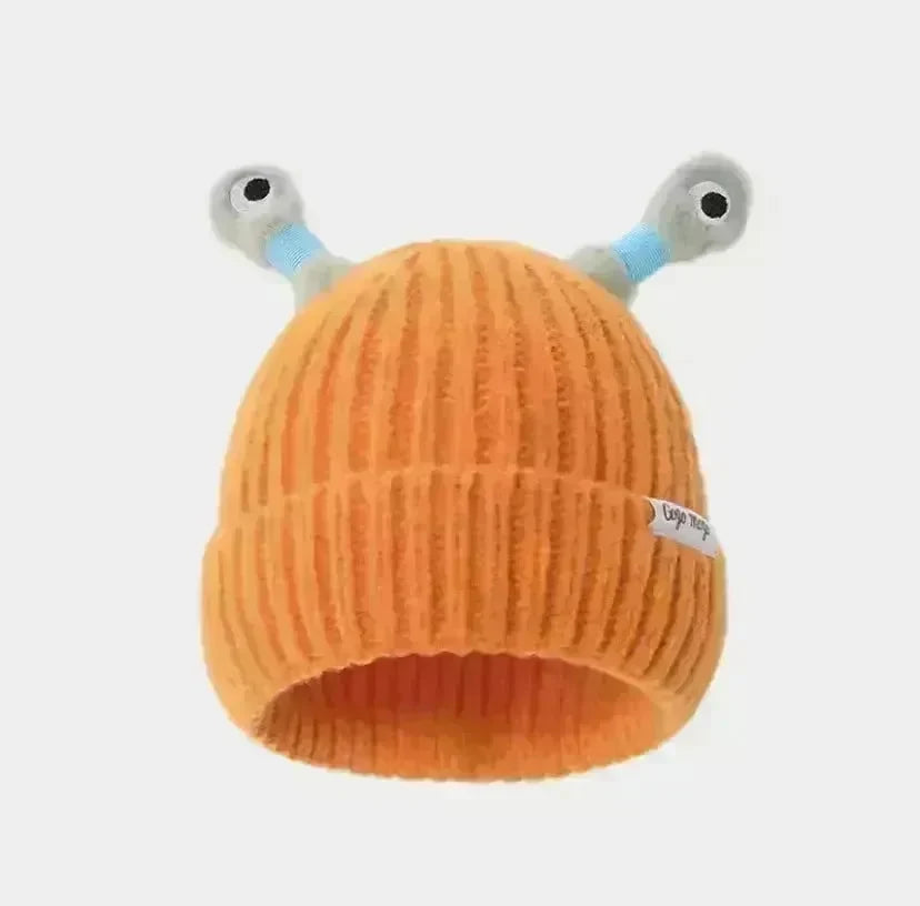 New Cute Luminous Fall Winter Warm Ear Protection Wool Cartoon All-matching Knitted Beanie Hat - EX-STOCK CANADA