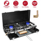 3 Burner Camping Stove 20000 BTU Portable Foldable Propane Stove With Toast Tray Windshield Portable Handle Outdoor Cooking Gas Stove For RV Camping BBQ Picnic EX-STOCK