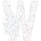 Paper Filigree Painting Kit - Letters - EX-STOCK CANADA
