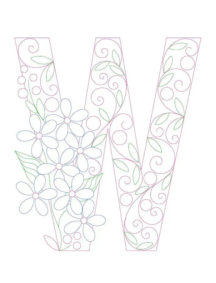 Paper Filigree Painting Kit - Letters - EX-STOCK CANADA