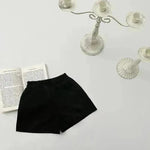 Casual Elastic Capri Pants Girls' Short pant for girls Neutral short pant for kids