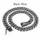 Zinc Alloy Wide Hip Hop Cuban Link Chain Necklace - EX-STOCK CANADA
