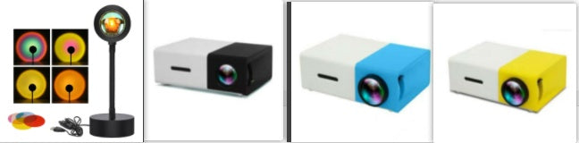 Sunset Projection Lamp Sunset Projector Night Light Wall Decoration Lighting EX-STOCK Canada 