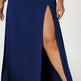 Women's High Waist Slit Solid Color Side Slit Maxi Skirt - EX-STOCK CANADA