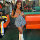 Hot Girl French Pleated V-neck Denim  Tube top Dress - EX-STOCK CANADA