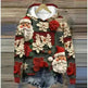 Print Christmas Holiday Casual Hoodie Sweater Pullover - EX-STOCK CANADA