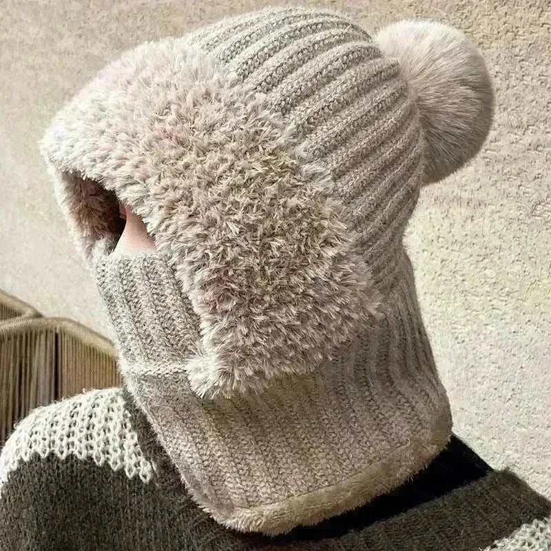Multifunctional One-piece Hat Neck Protection Bandana Warm Fleece Winter Balaclava - EX-STOCK CANADA