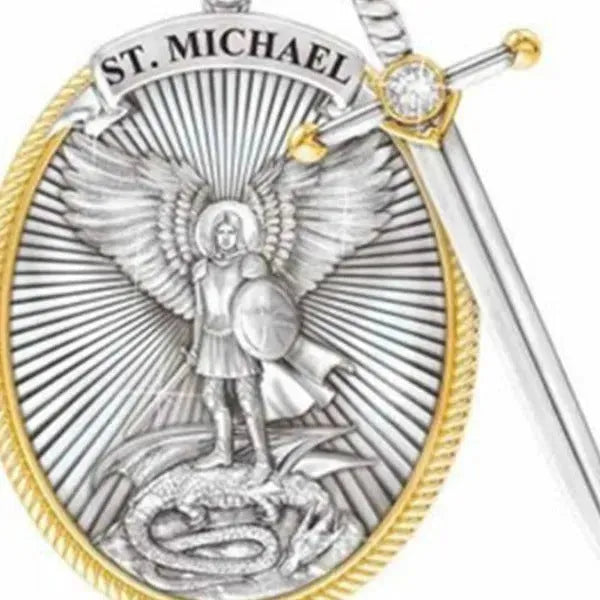 Protection Shield Western Mythology Faith Necklace - EX-STOCK CANADA