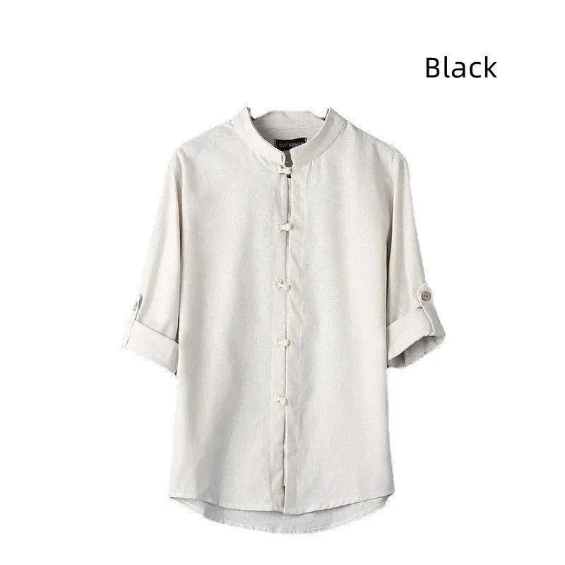 Men's Linen Vintage Plus Size Shirt - EX-STOCK CANADA