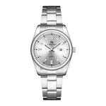 Quartz Calendar Waterproof Steel Strap Women's Watch