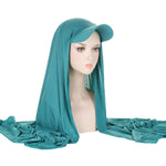 Solid Color Women's Scarf Hat Middle East All-matching Pullover Scarf Muslim Tam-o'-shanter - EX-STOCK Canada