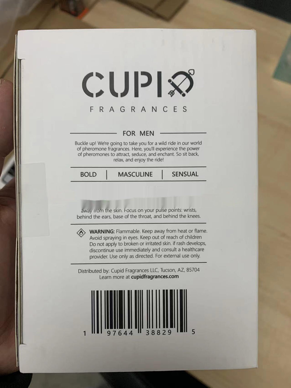 Profumo Feromone Cupido Seconda Generazione - EX-STOCK Canada