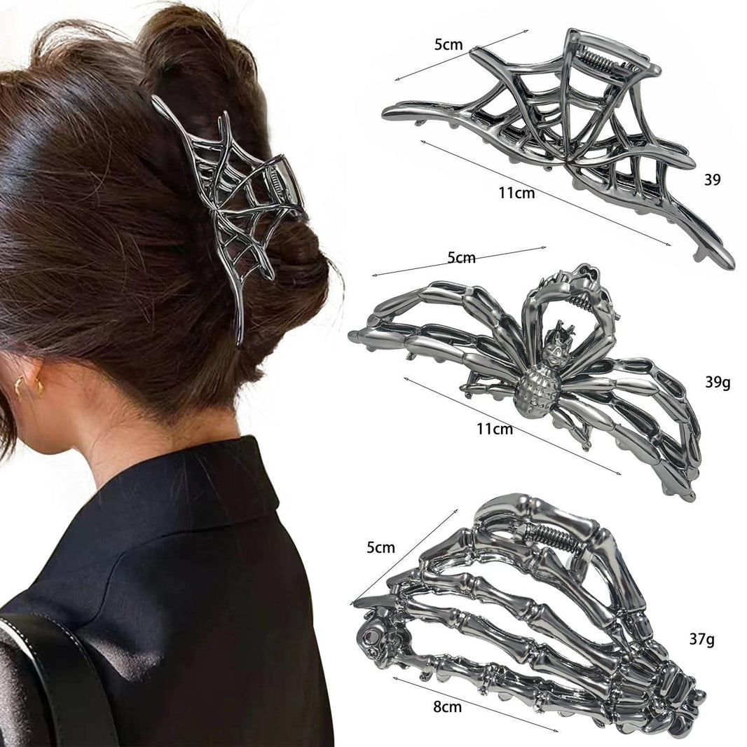 Halloween Barrettes Simple Bat EX-STOCK