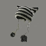 Breathable Windproof Cute Thermal Head Cover Woolen Cap beanies