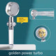 Shower Head Water Saving Flow 360 Degrees Rotating With Small Fan ABS Rain High Pressure Spray Nozzle Bathroom Accessories EX-STOCK Canada 