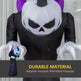 7ft Inflatable Halloween Ghost With Horns, Blow-Up Outdoor LED Yard Display With Flame Effect For Garden, Lawn, Yard, Party, Holiday EX-STOCK Canada 