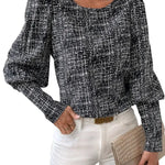 Fashionable Elegant Retro blouse top For Women - EX-STOCK CANADA