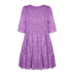 Elegant ladies Sequined Short Mini Skater Dress - EX-STOCK CANADA