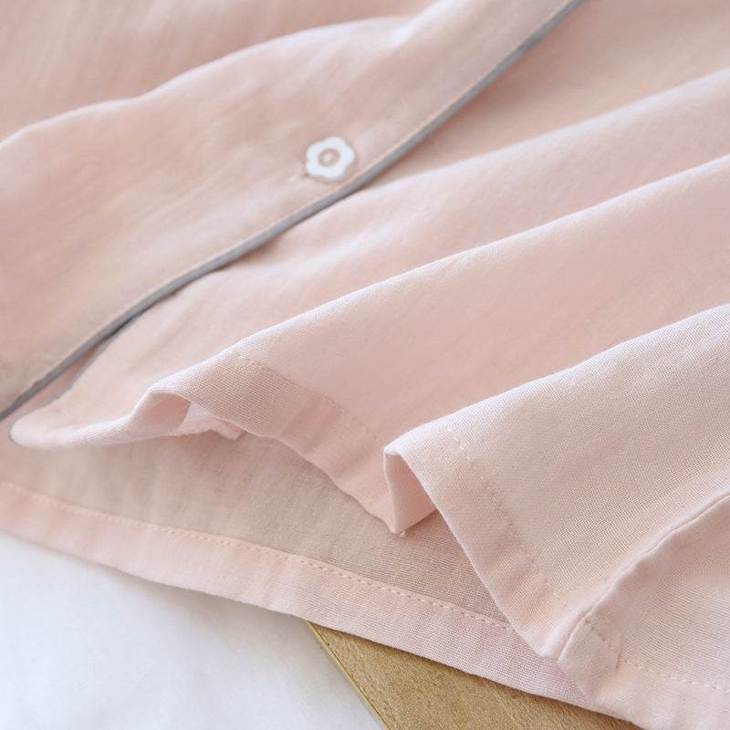 Three-piece Cotton Gauze Pajamas For Women - EX-STOCK Canada