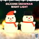 Christmas Ice Man Silicone Pat Lamp Remote Control Ambience Light EX-STOCK Canada 