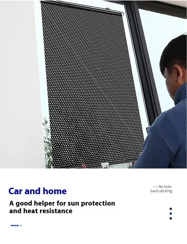Household Window Sun Protection Punch-free Shading Balcony Shutter - EX-STOCK CANADA