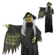 6ft Eye Red Light Vibration Witch Sound Voice Control, Standing Guiding Witch, Battery Model - Batteries Not Included, Halloween Standing Decoration - EX-STOCK Canada