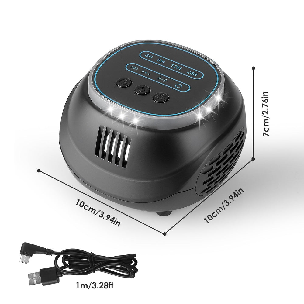 1Pc Ultrasonic Rodent Chaser Rat Repellent Pest Driver Mouse Control Squirrel Repeller With 4 Modes 4-65KHz Strobe Light 4 Timer 1292sq.ft. Coverage For Rodent Mouse Rats Squirrels Bats EX-STOCK
