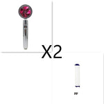 Shower Head Water Saving Flow 360 Degrees Rotating With Small Fan ABS Rain High Pressure Spray Nozzle Bathroom Accessories EX-STOCK Canada 