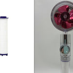 Shower Head Water Saving Flow 360 Degrees Rotating With Small Fan ABS Rain High Pressure Spray Nozzle Bathroom Accessories EX-STOCK Canada 