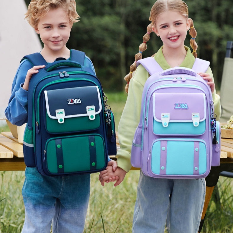 Schoolbag Boy Elementary School Students Three Four To Six Grade EX-STOCK