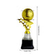 Kids Sports Star Trophy – Football & Basketball Award, Gold Plastic (3 Sizes) 9